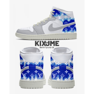 Nike Air Force 1 Mid Custom Dip Dyed Sneakers for Men and 